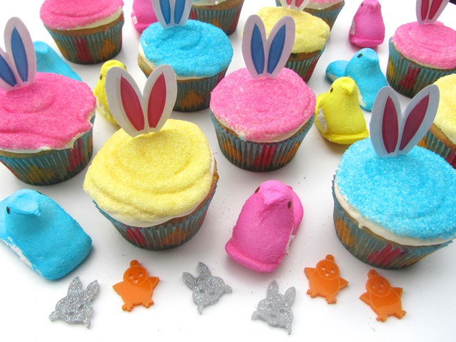 Easter Peeps Cupcakes : Stoney Clover Lane